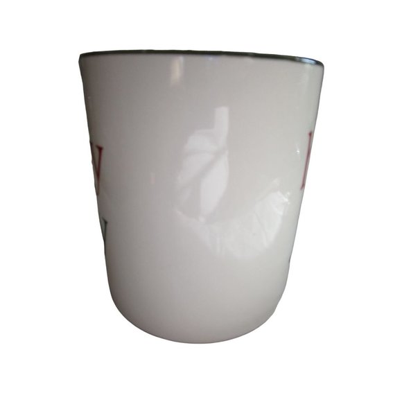 Holly Jolly Christmas Holiday Stoneware Mug Threshold for Target Red Green White - Picture 6 of 10